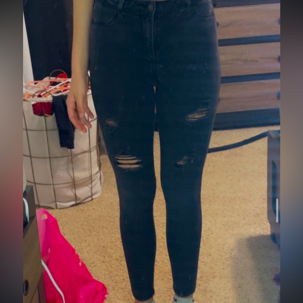 Hollister Black Skinny Jeans